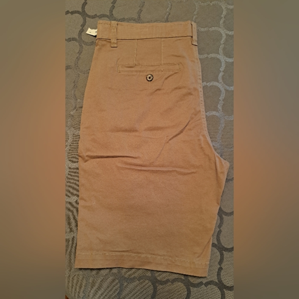 Hudson & Barrow Men's 32 Khaki Chino Shorts NWT - Picture 3 of 16